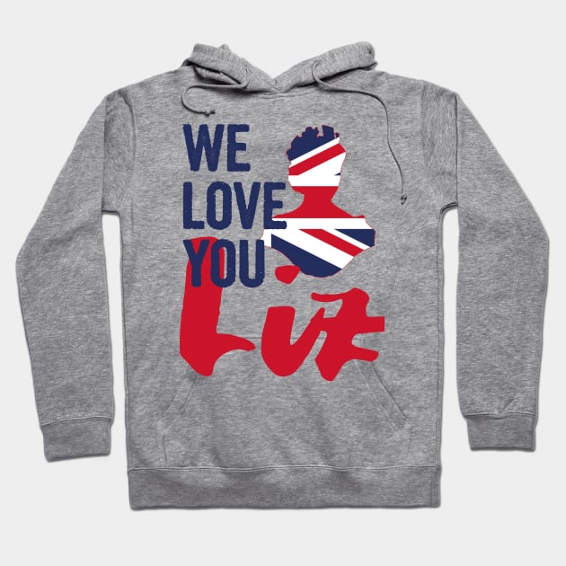 We love you LIZ, Rest in peace Queen Elizabeth II Hoodie by Myteeshirts